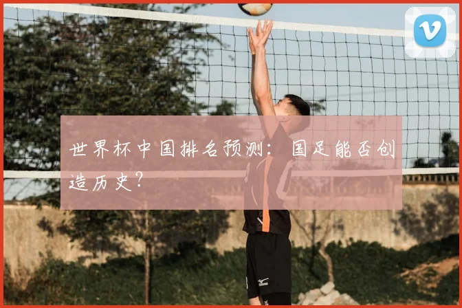 世界杯中国排名预测：国足能否创造历史？
